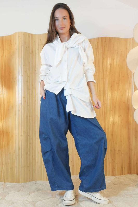 Tucker Classic Barrel Jean Mid Denim 